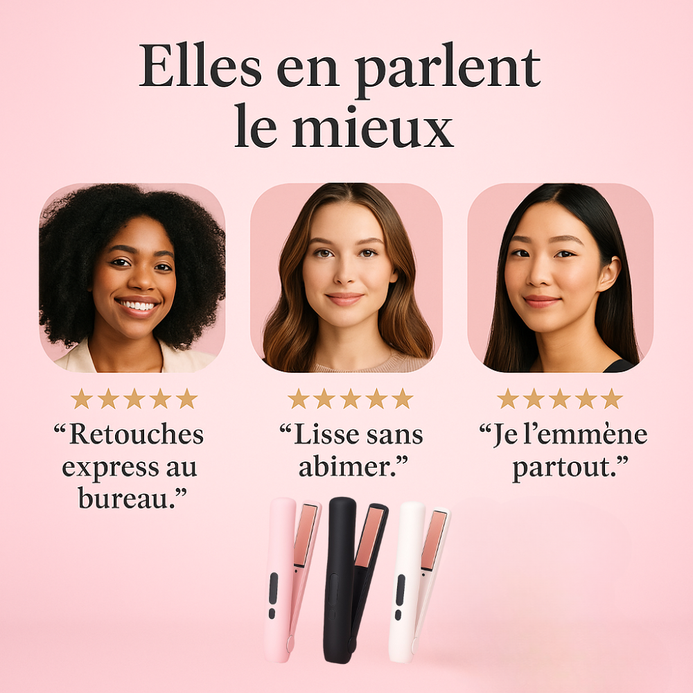 Livaliss – Mini Lisseur Sans Fil