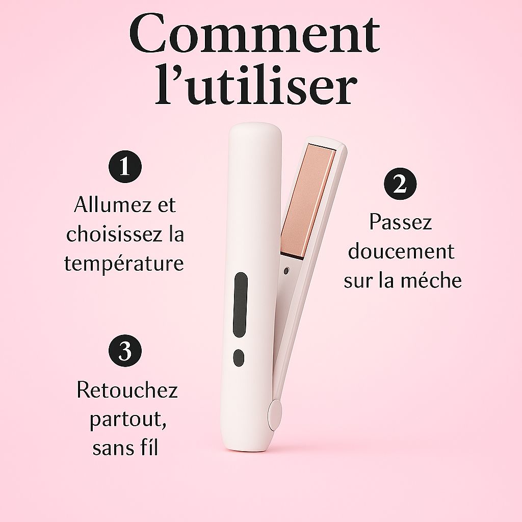 Livaliss – Mini Lisseur Sans Fil