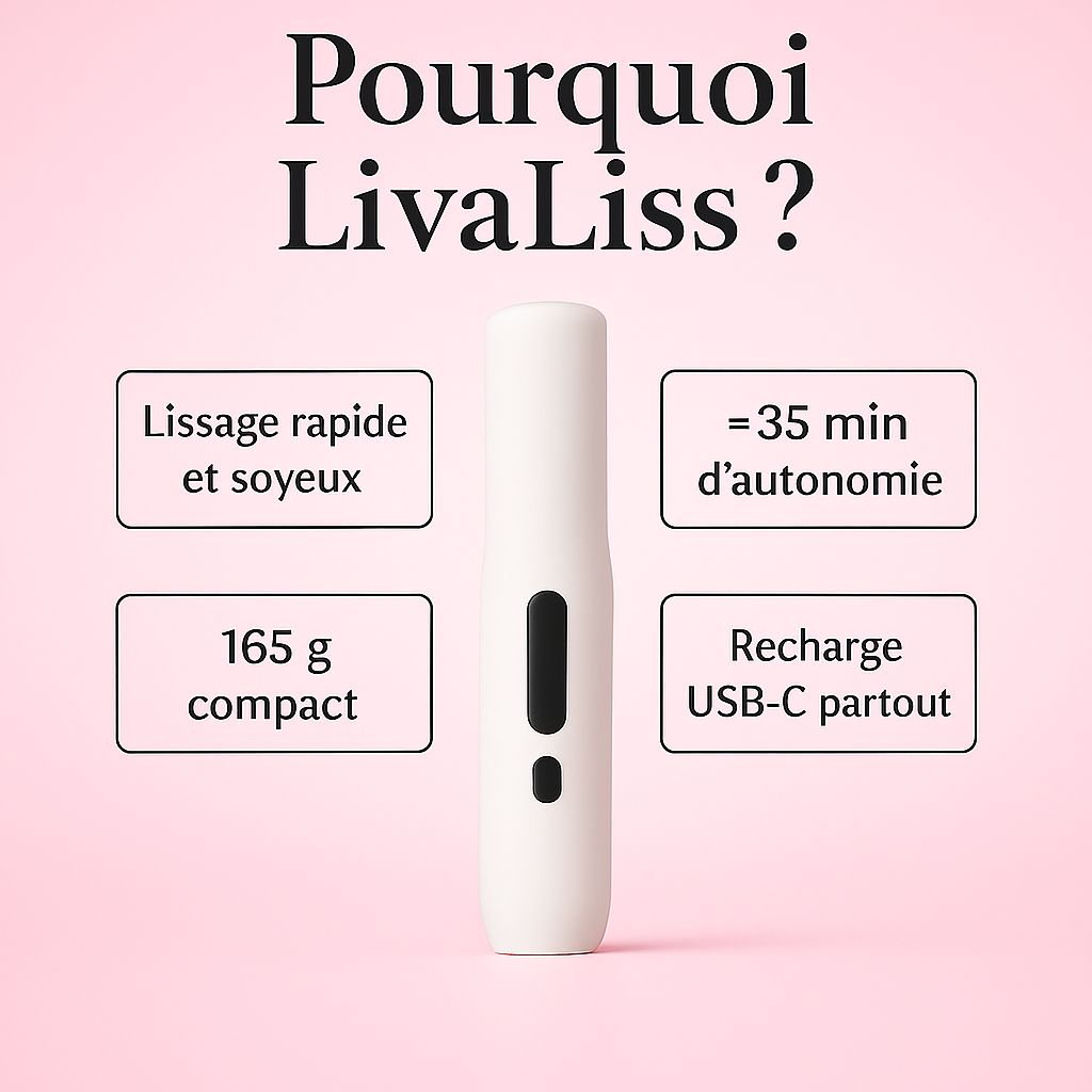 Livaliss – Mini Lisseur Sans Fil